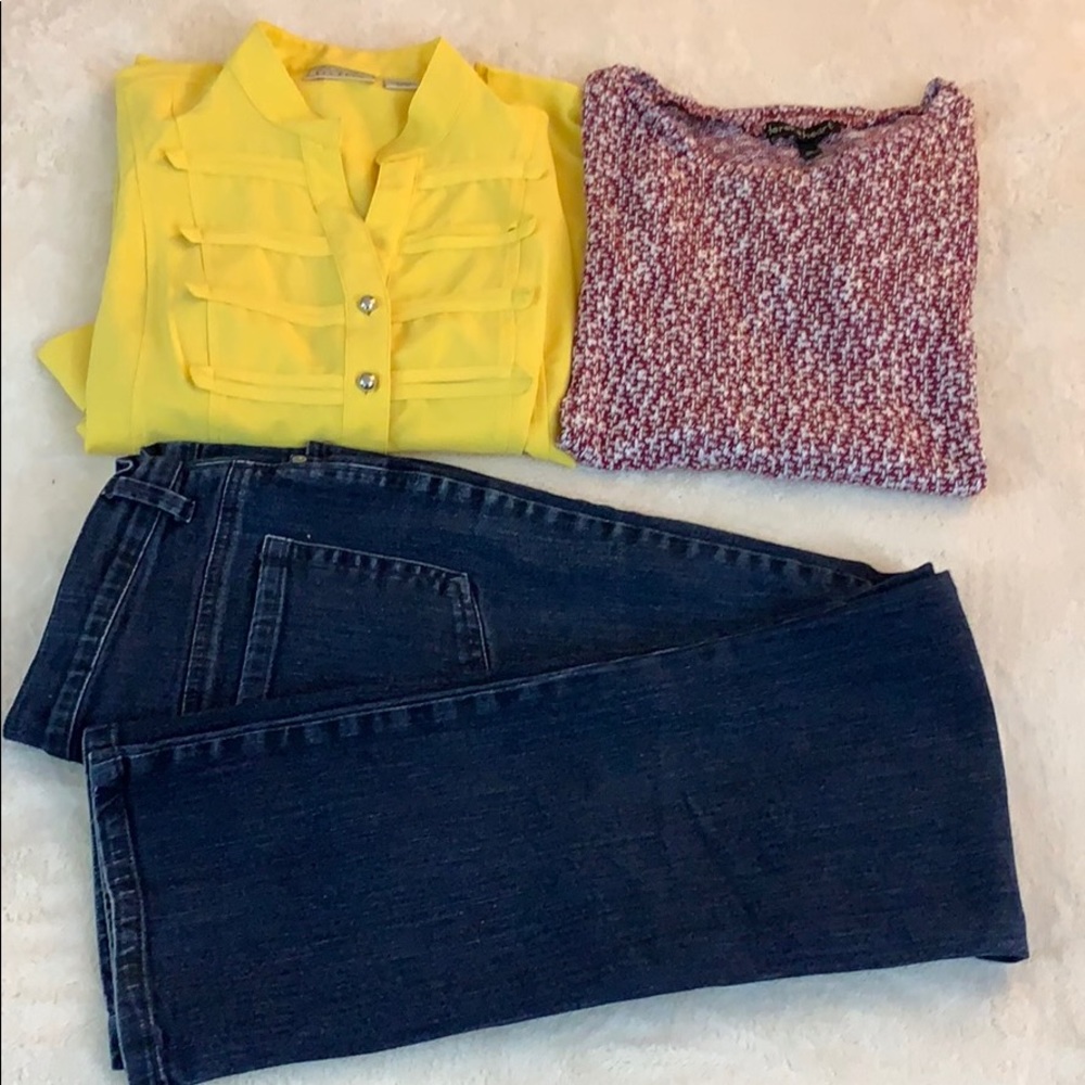 Women’s Shirt and Top + free jeans
